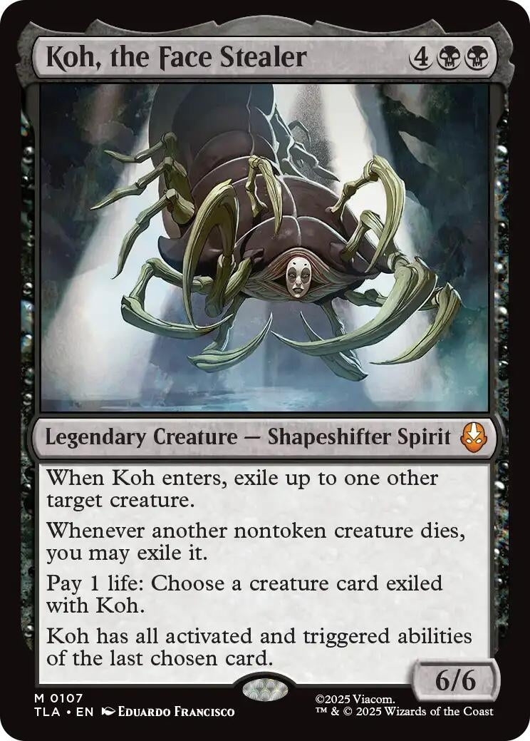 Image for Koh, the Face Stealer (107) [Avatar: The Last Airbender] - Magic: The Gathering