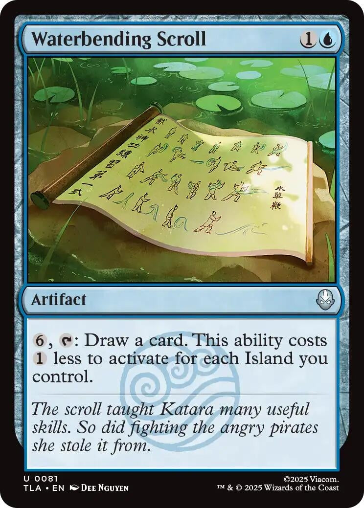Image for Waterbending Scroll (81) [Avatar: The Last Airbender] - Magic: The Gathering