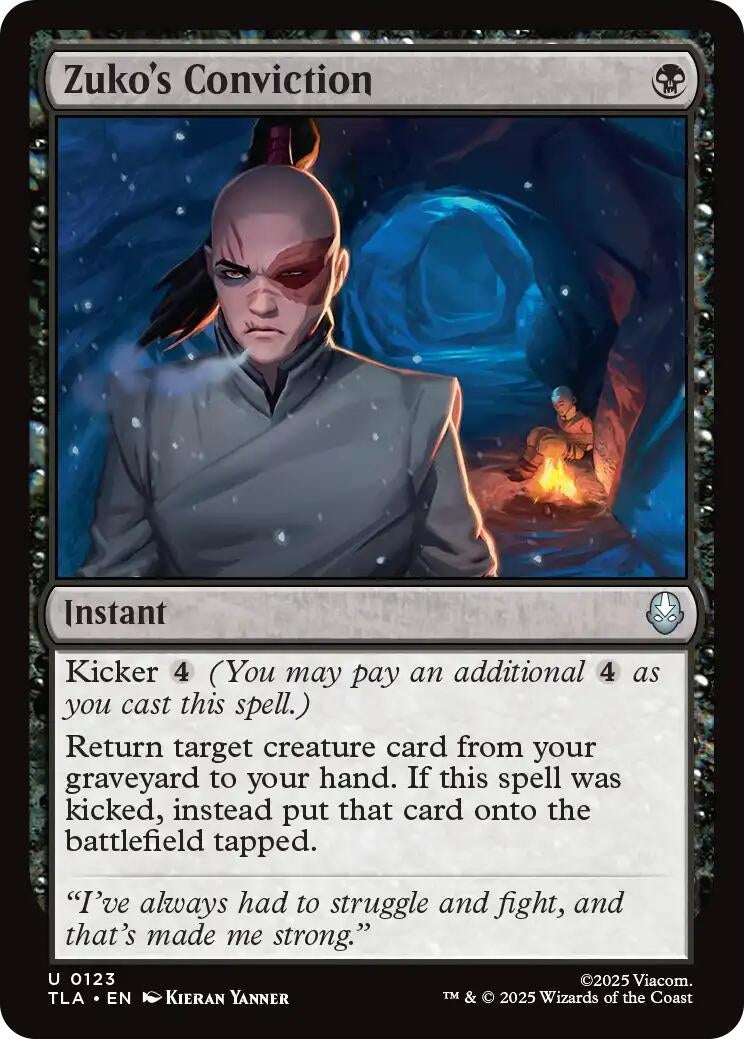 Image for Zuko's Conviction (123) [Avatar: The Last Airbender] - Magic: The Gathering