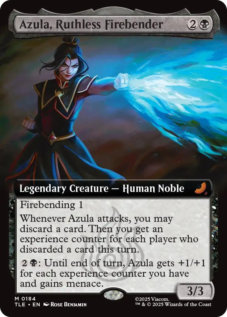 Image for Azula, Ruthless Firebender (Extended Art) (184) [Avatar: The Last Airbender: Eternal-Legal] - Magic: The Gathering