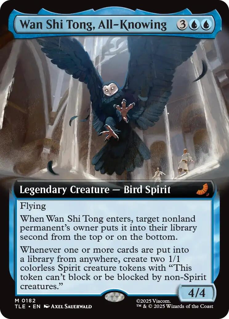 Image for Wan Shi Tong, All-Knowing (Extended Art) (182) [Avatar: The Last Airbender: Eternal-Legal] - Magic: The Gathering
