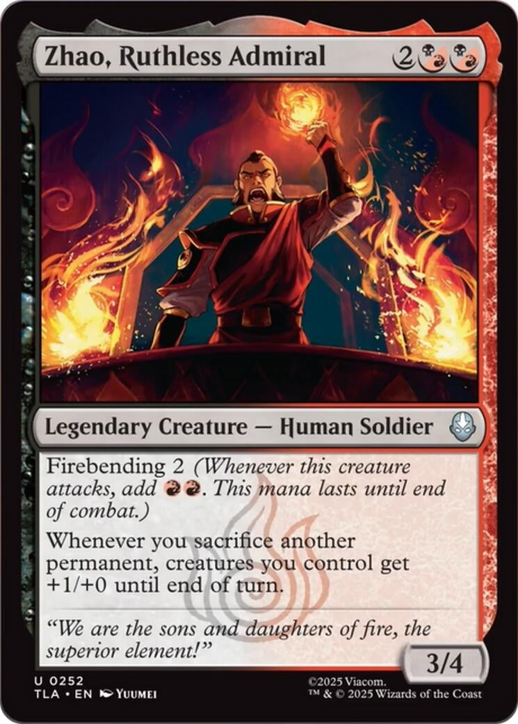 Zhao, Ruthless Admiral (252) [Avatar: The Last Airbender]