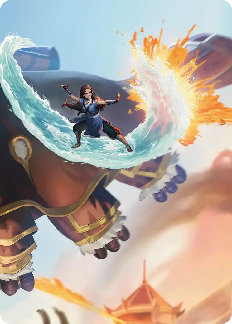 Image for Katara's Reversal Art Card [Avatar: The Last Airbender] - Magic: The Gathering