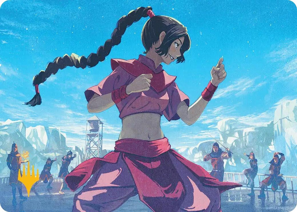 Image for Ty Lee, Chi Blocker Art Card (Gold-Stamped Planeswalker Symbol) (5) [Avatar: The Last Airbender] - Magic: The Gathering