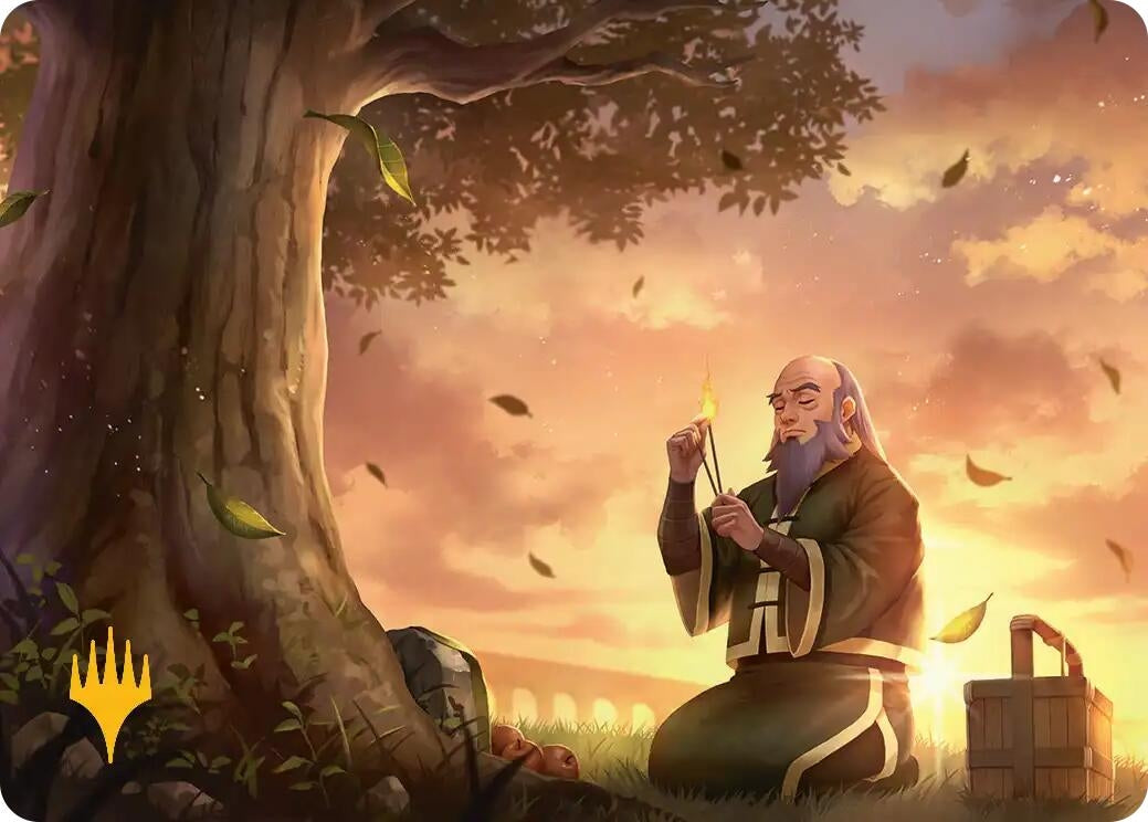 Image for Bastion of Remembrance Art Card (Gold-Stamped Planeswalker Symbol) (30) [Avatar: The Last Airbender] - Magic: The Gathering