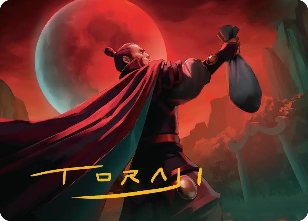 Image for Zhao, the Moon Slayer Art Card (Gold-Stamped Signature) (11) [Avatar: The Last Airbender] - Magic: The Gathering