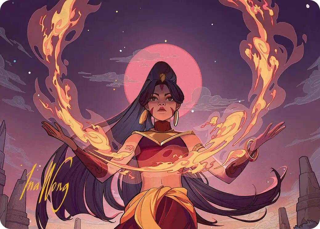 Image for Firebending Student Art Card (Gold-Stamped Signature) (44) [Avatar: The Last Airbender] - Magic: The Gathering