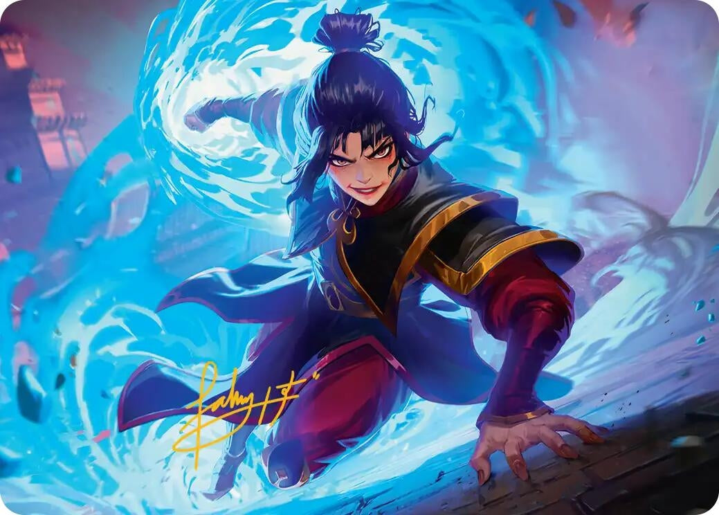 Image for Fire Lord Azula Art Card (Gold-Stamped Signature) (21) [Avatar: The Last Airbender] - Magic: The Gathering