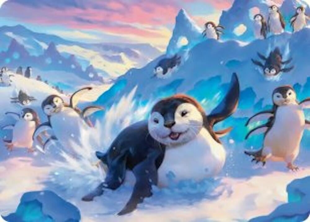Image for Otter-Penguin Art Card (4) [Avatar: The Last Airbender] - Magic: The Gathering