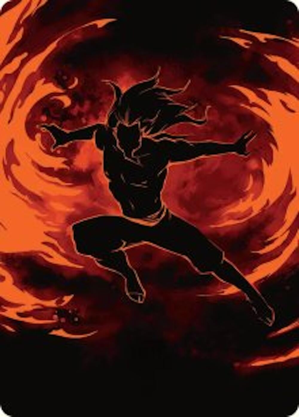 Image for Ozai, the Phoenix King Art Card (39) [Avatar: The Last Airbender] - Magic: The Gathering