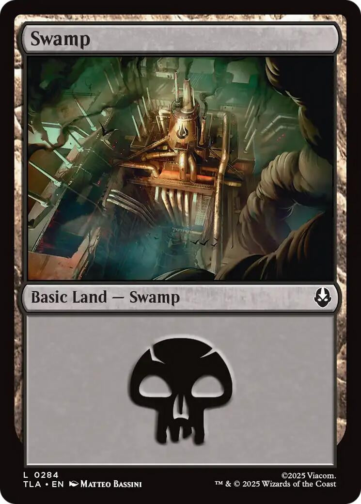 Image for Swamp (0284) (284) [Avatar: The Last Airbender] - Magic: The Gathering
