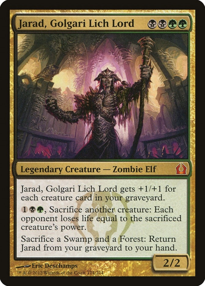 Image for Jarad, Golgari Lich Lord (174) [Return to Ravnica] - Magic: The Gathering