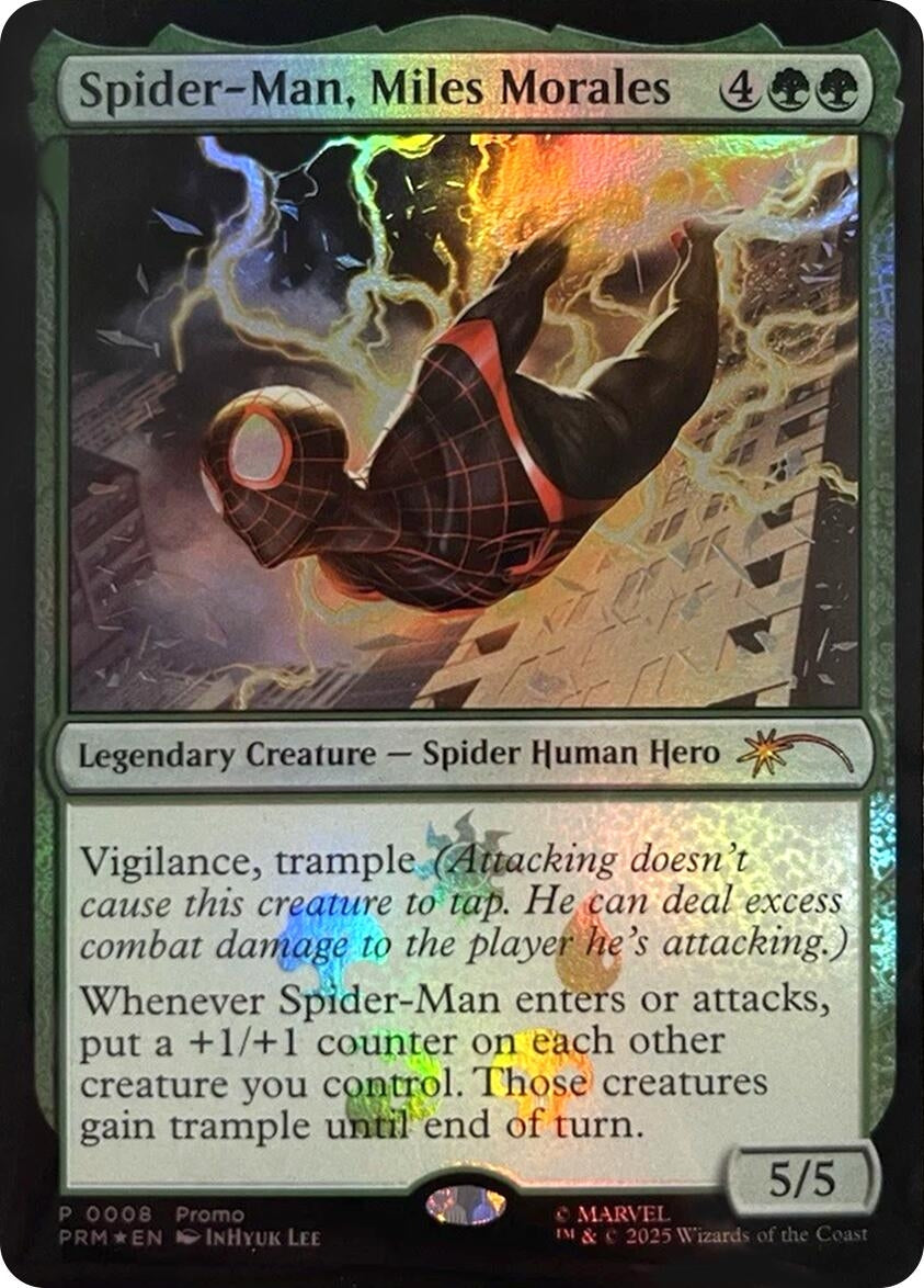Image for Spider-Man, Miles Morales (8) [Unique and Miscellaneous Promos] - Magic: The Gathering