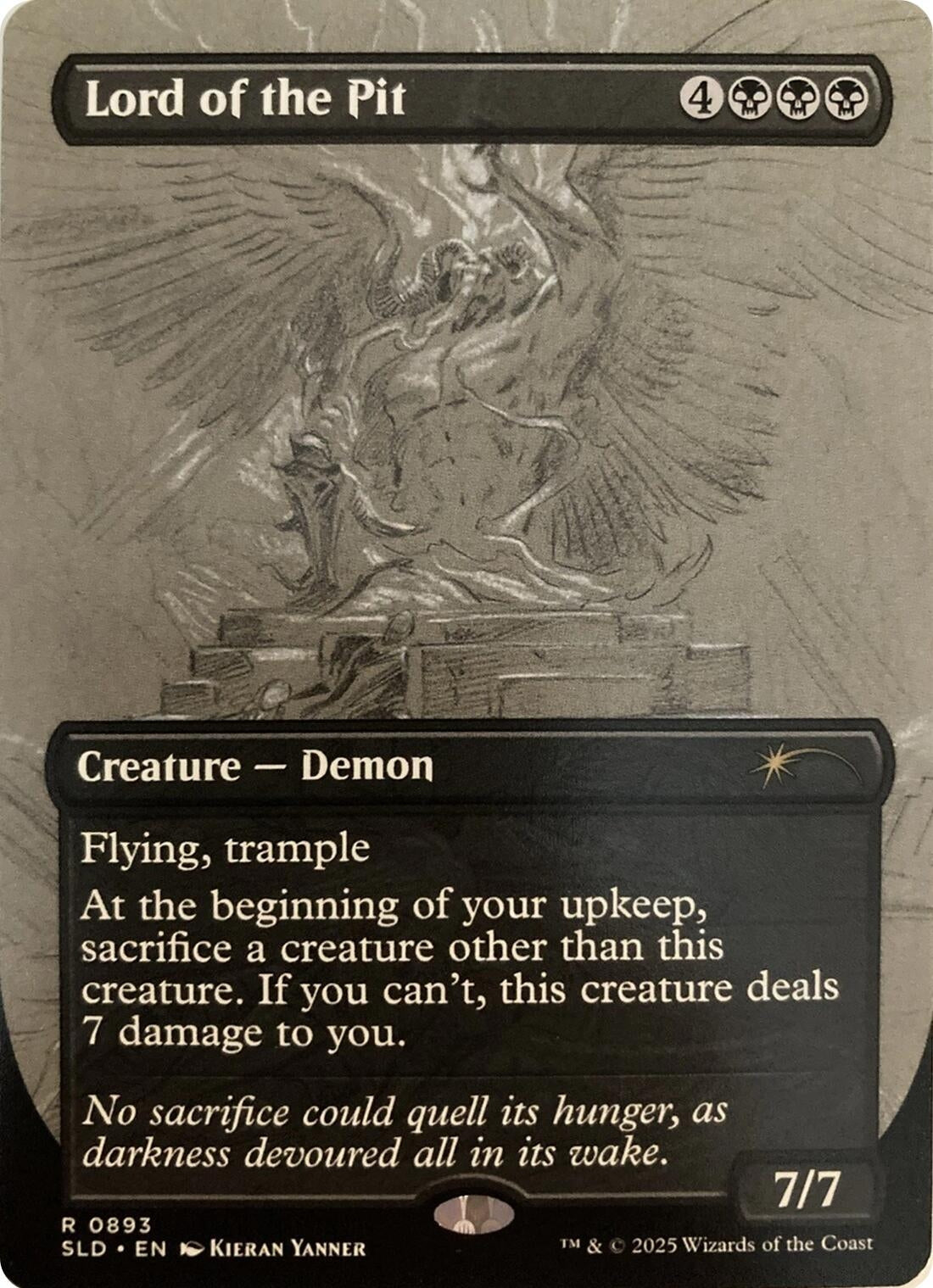 Image for Lord of the Pit (Sketch Showcase) (893) [Secret Lair Drop Series] - Magic: The Gathering