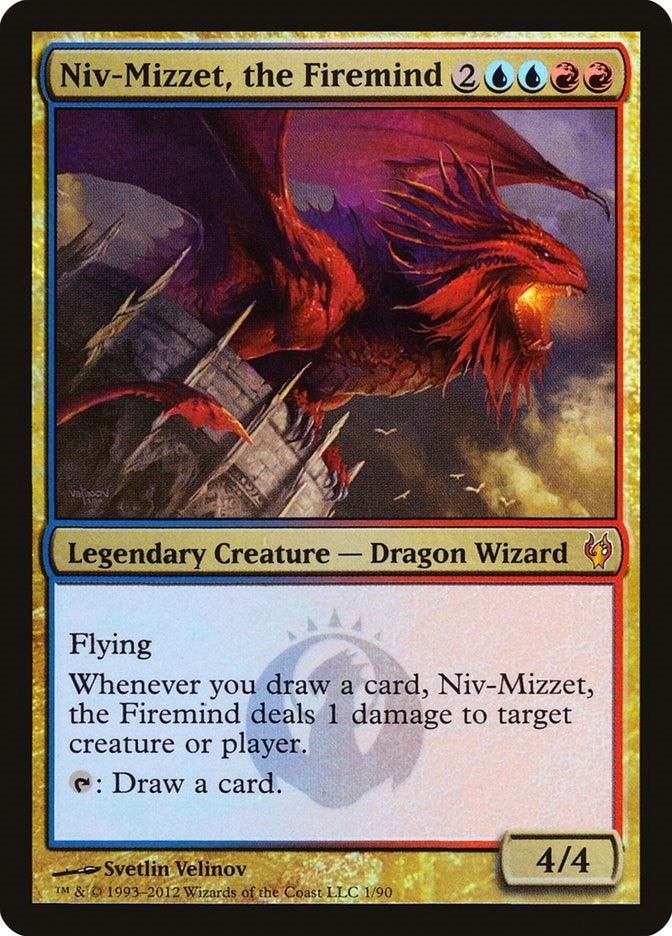 Image for Niv-Mizzet, the Firemind (1) [Izzet vs. Golgari] - Magic: The Gathering