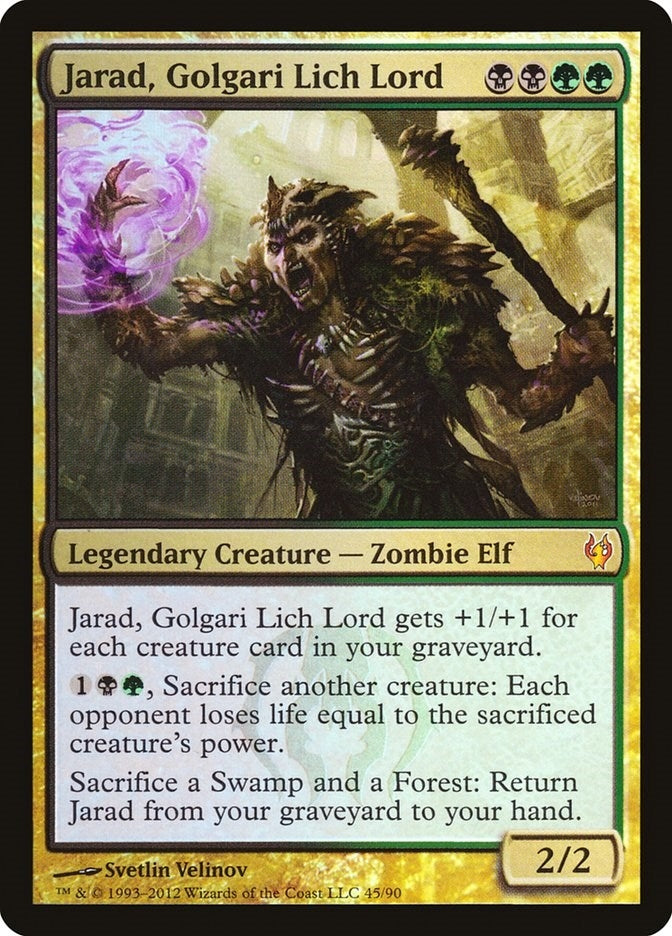 Image for Jarad, Golgari Lich Lord (45) [Izzet vs. Golgari] - Magic: The Gathering