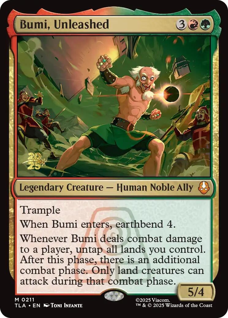 Image for Bumi, Unleashed (211) [Prerelease Cards] - Magic: The Gathering