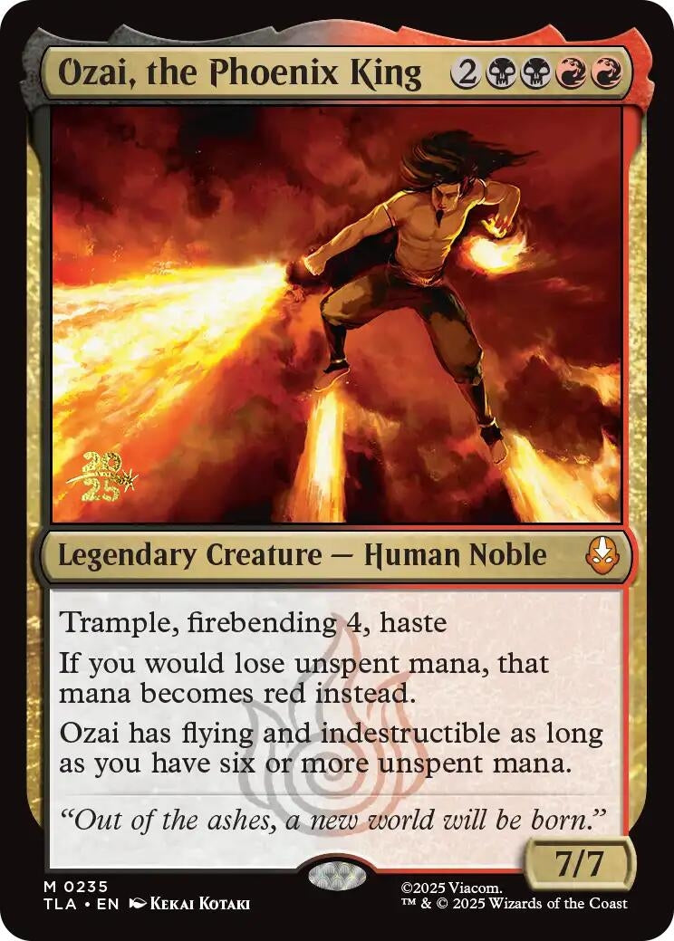 Image for Ozai, the Phoenix King (235) [Prerelease Cards] - Magic: The Gathering