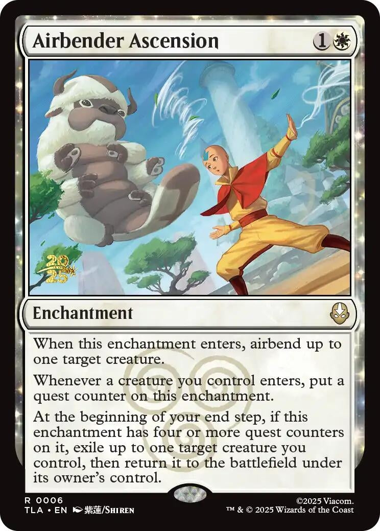 Image for Airbender Ascension (6) [Prerelease Cards] - Magic: The Gathering