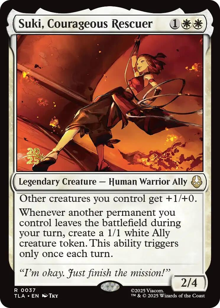 Image for Suki, Courageous Rescuer (37) [Prerelease Cards] - Magic: The Gathering