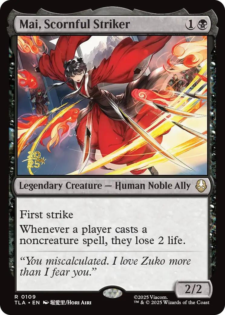 Image for Mai, Scornful Striker (109) [Prerelease Cards] - Magic: The Gathering