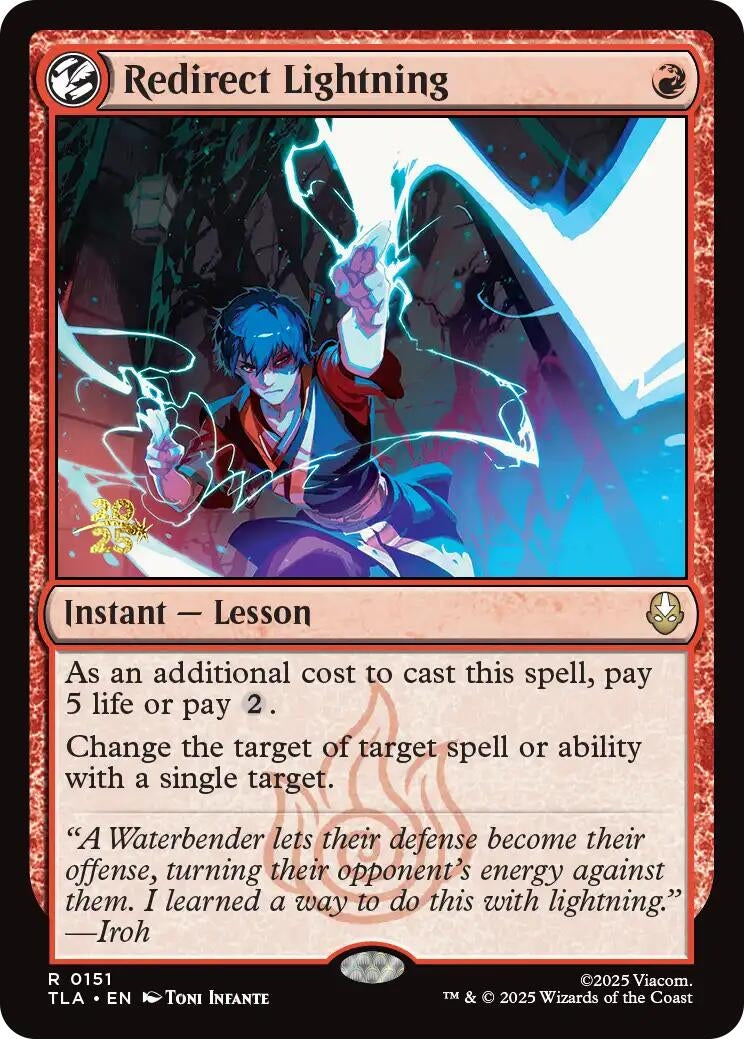 Image for Redirect Lightning (151) [Prerelease Cards] - Magic: The Gathering
