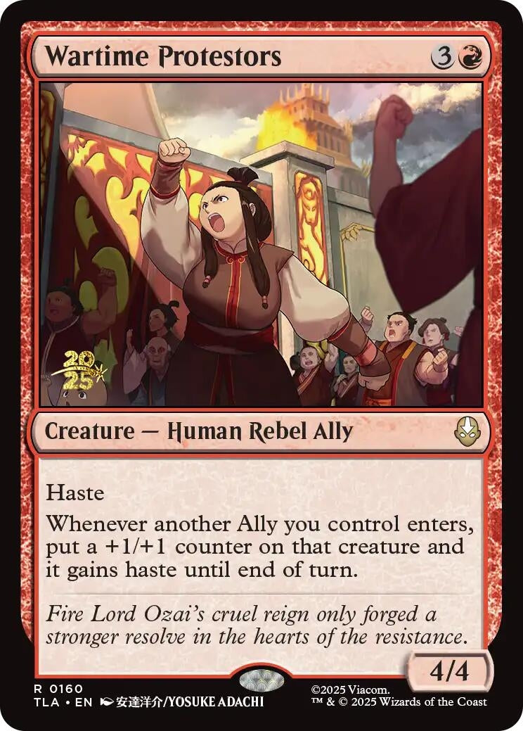 Image for Wartime Protestors (160) [Prerelease Cards] - Magic: The Gathering