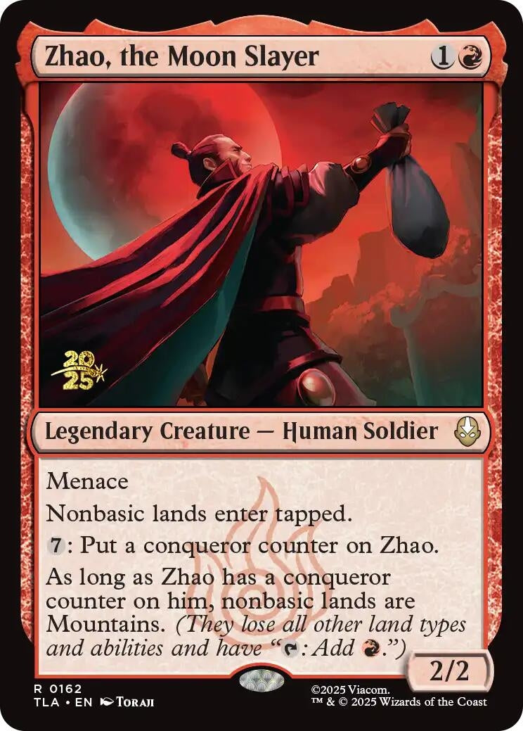 Image for Zhao, the Moon Slayer (162) [Prerelease Cards] - Magic: The Gathering