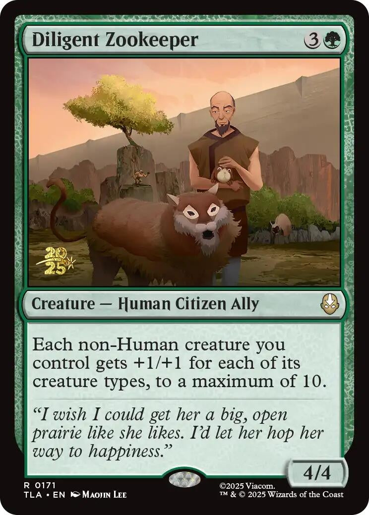 Image for Diligent Zookeeper (171) [Prerelease Cards] - Magic: The Gathering
