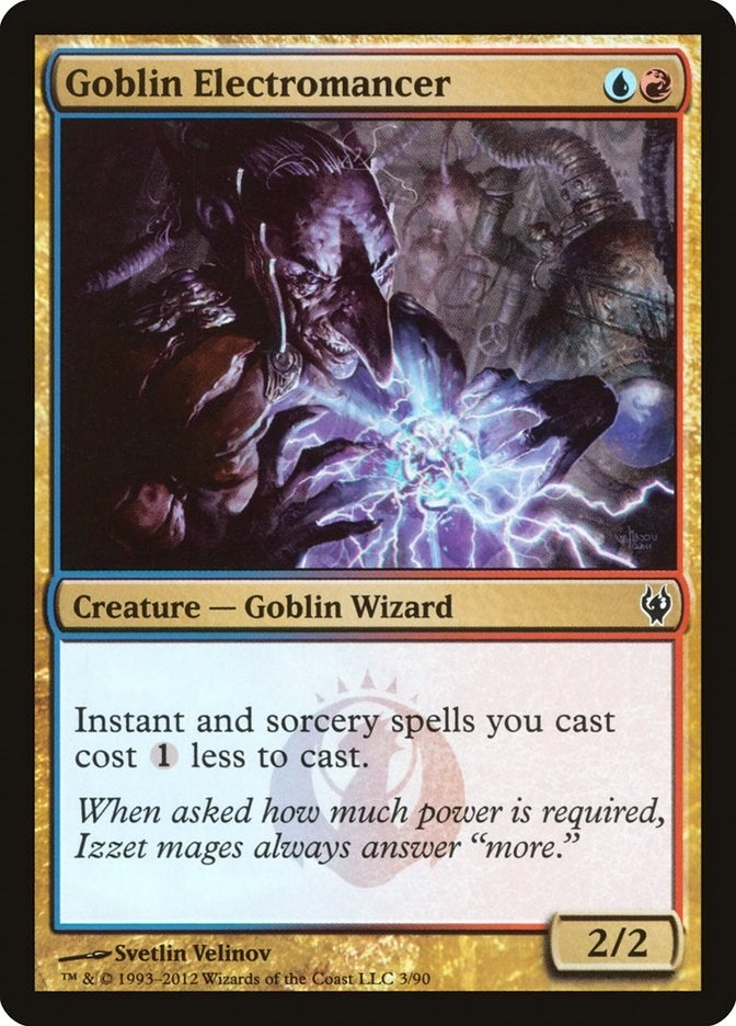 Image for Goblin Electromancer (3) [Izzet vs. Golgari] - Magic: The Gathering