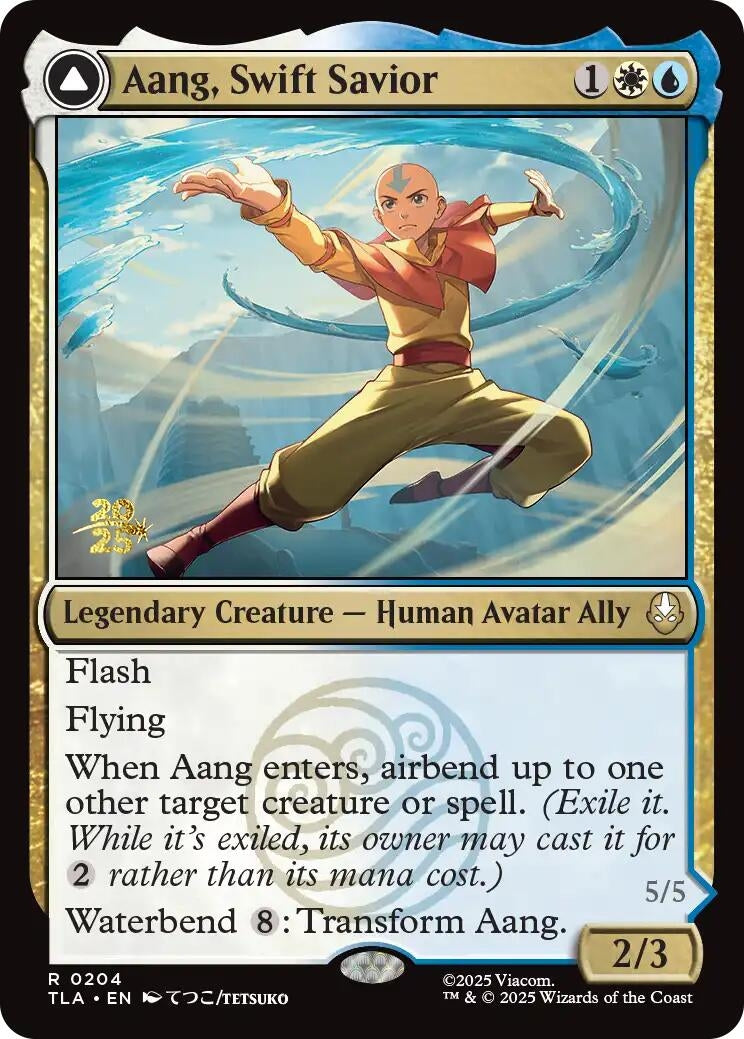 Image for Aang, Swift Savior (204) [Prerelease Cards] - Magic: The Gathering