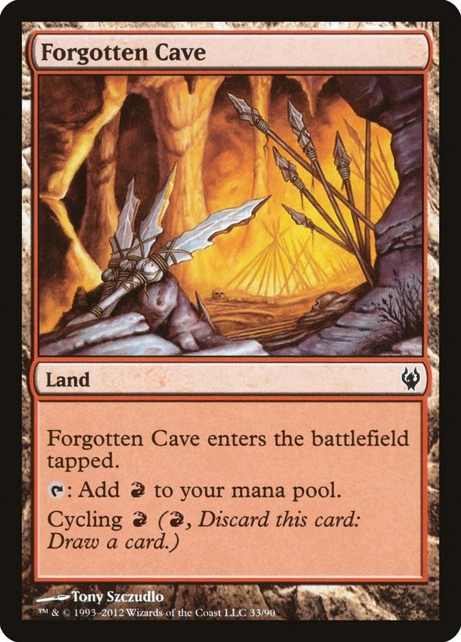 Image for Forgotten Cave (33) [Izzet vs. Golgari] - Magic: The Gathering