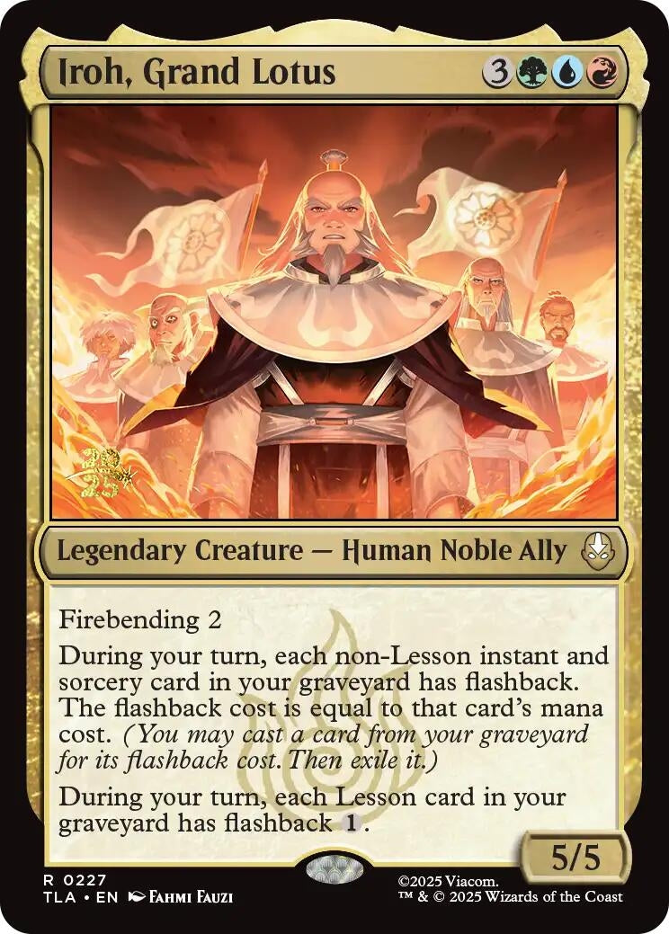Image for Iroh, Grand Lotus (227) [Prerelease Cards] - Magic: The Gathering