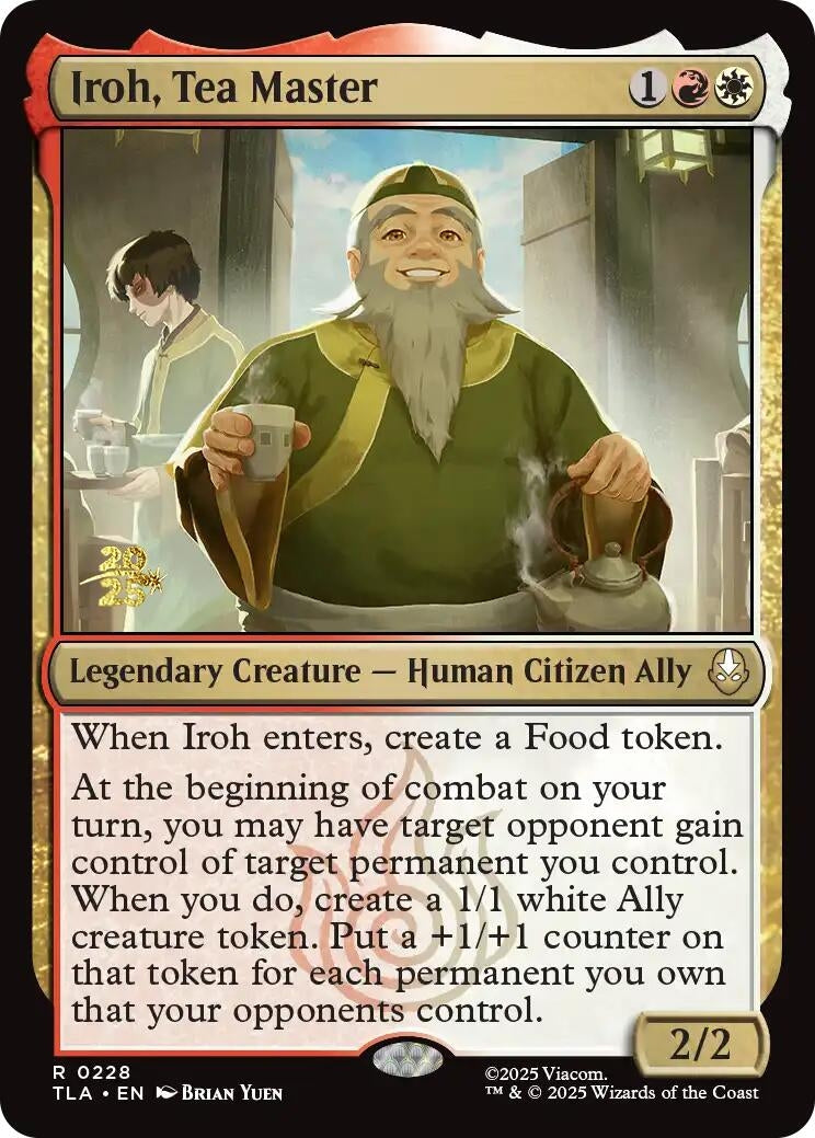 Image for Iroh, Tea Master (228) [Prerelease Cards] - Magic: The Gathering