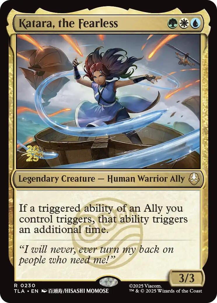 Image for Katara, the Fearless (230) [Prerelease Cards] - Magic: The Gathering