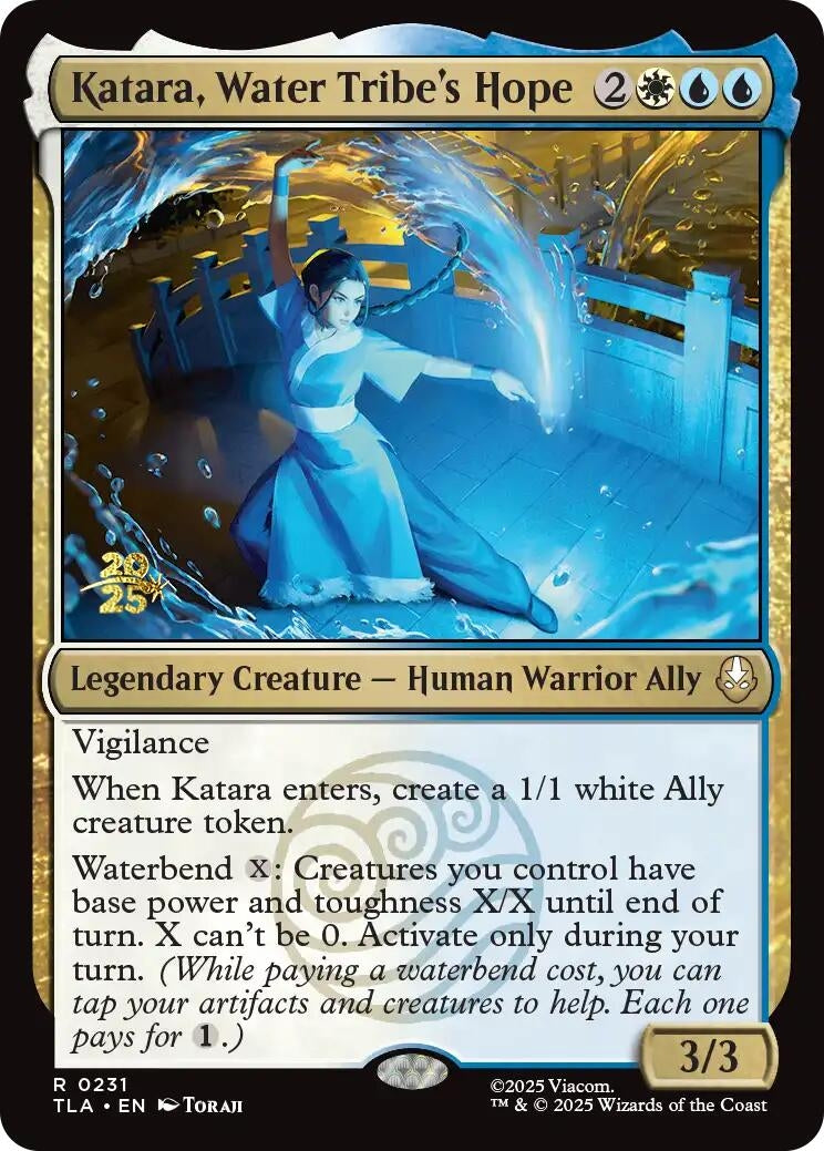 Image for Katara, Water Tribe's Hope (231) [Prerelease Cards] - Magic: The Gathering