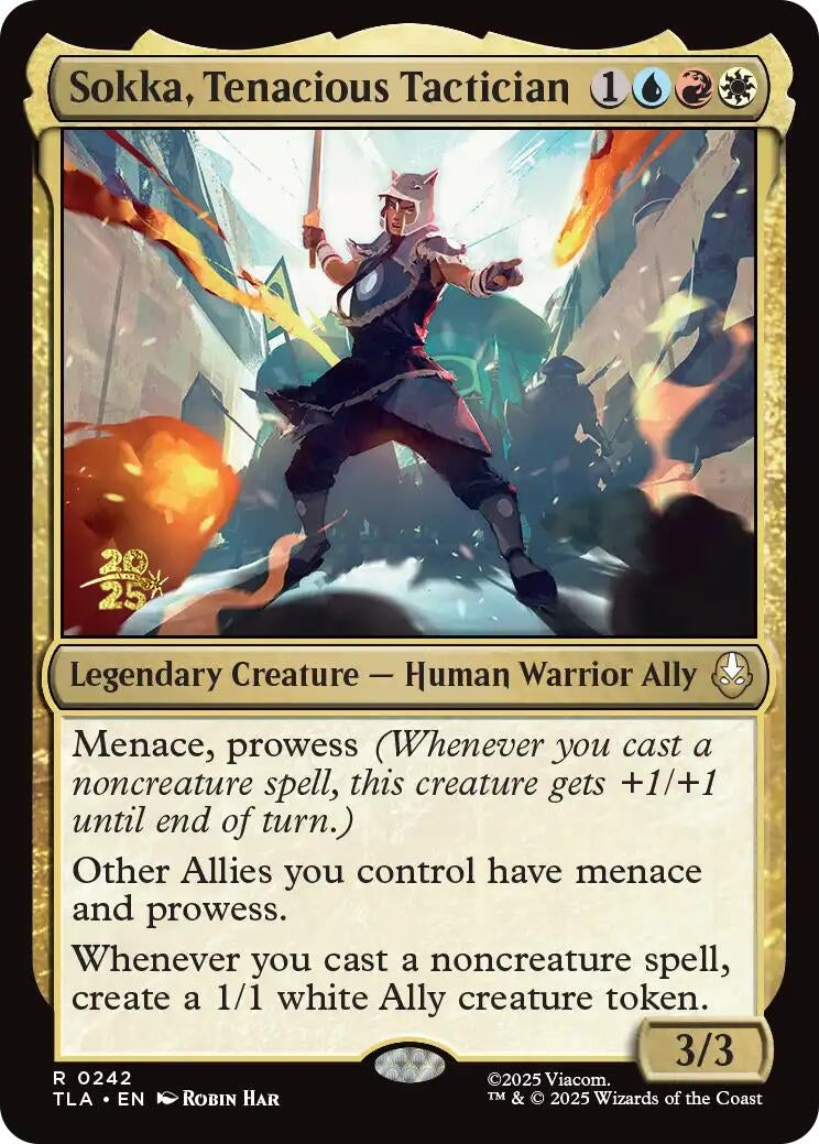 Image for Sokka, Tenacious Tactician (242) [Prerelease Cards] - Magic: The Gathering