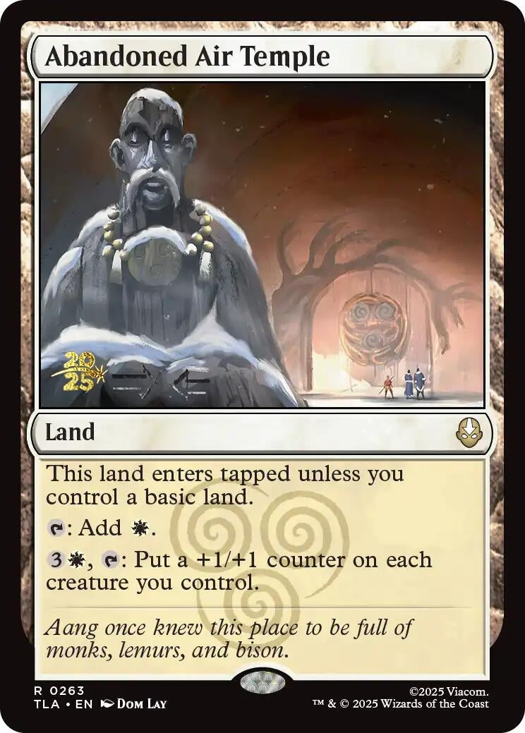 Image for Abandoned Air Temple (263) [Prerelease Cards] - Magic: The Gathering