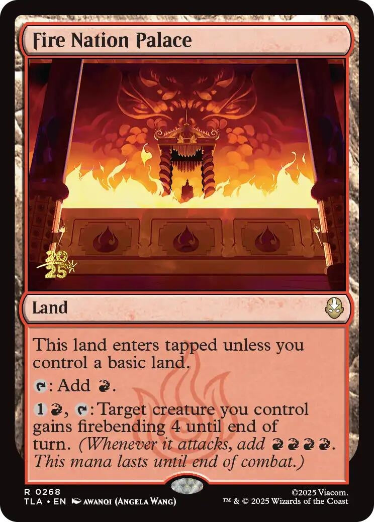 Image for Fire Nation Palace (268) [Prerelease Cards] - Magic: The Gathering