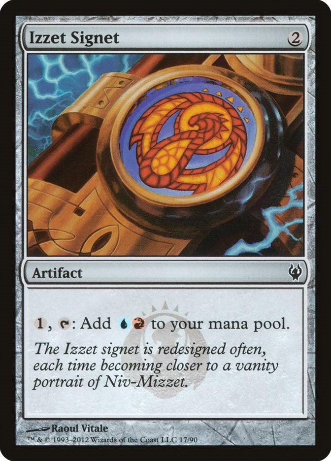 Image for Izzet Signet (17) [Izzet vs. Golgari] - Magic: The Gathering