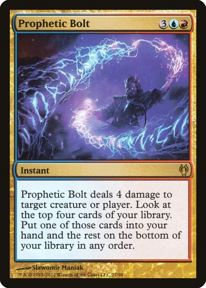 Image for Prophetic Bolt (27) [Izzet vs. Golgari] - Magic: The Gathering
