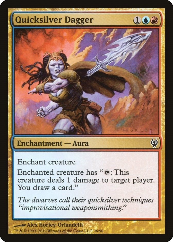 Image for Quicksilver Dagger (26) [Izzet vs. Golgari] - Magic: The Gathering