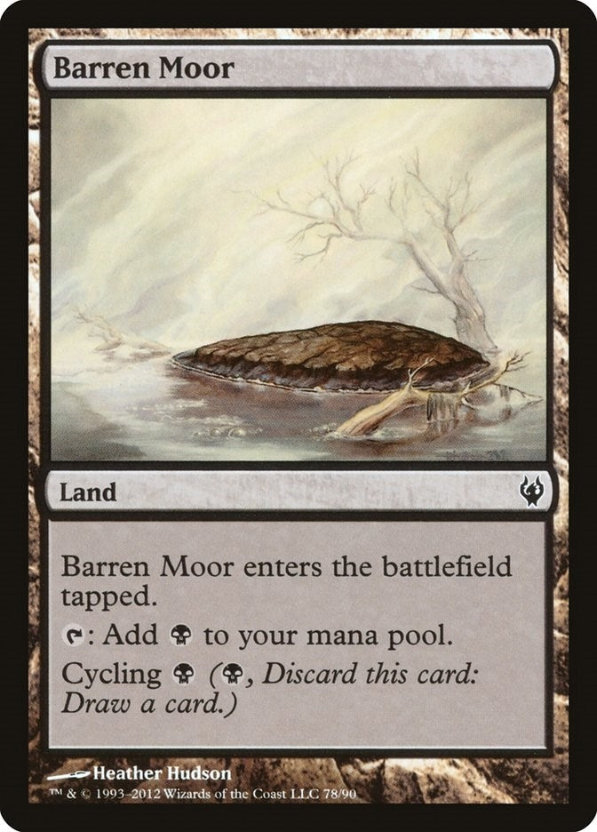 Image for Barren Moor (78) [Izzet vs. Golgari] - Magic: The Gathering