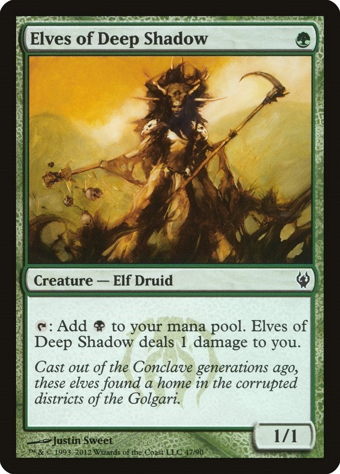 Image for Elves of Deep Shadow (47) [Izzet vs. Golgari] - Magic: The Gathering