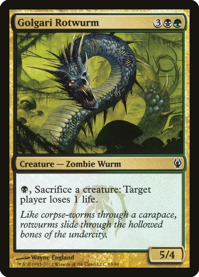Image for Golgari Rotwurm (63) [Izzet vs. Golgari] - Magic: The Gathering
