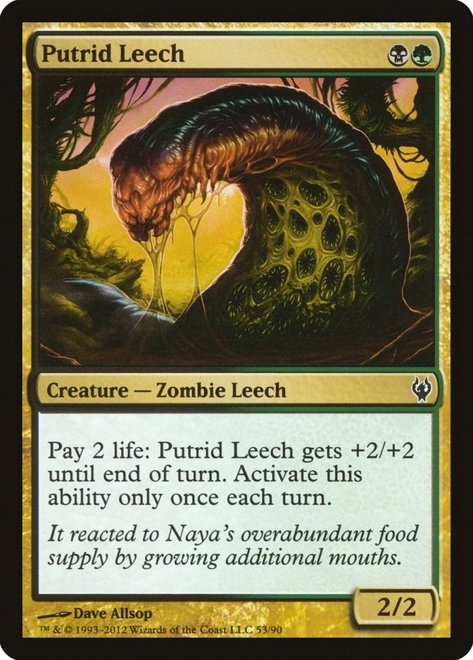 Image for Putrid Leech (53) [Izzet vs. Golgari] - Magic: The Gathering