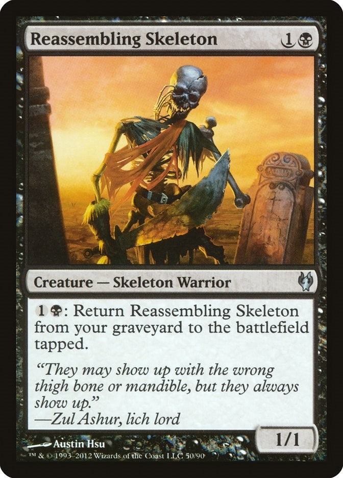 Image for Reassembling Skeleton (50) [Izzet vs. Golgari] - Magic: The Gathering