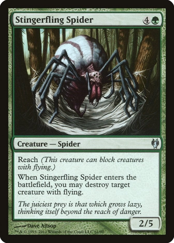Image for Stingerfling Spider (61) [Izzet vs. Golgari] - Magic: The Gathering