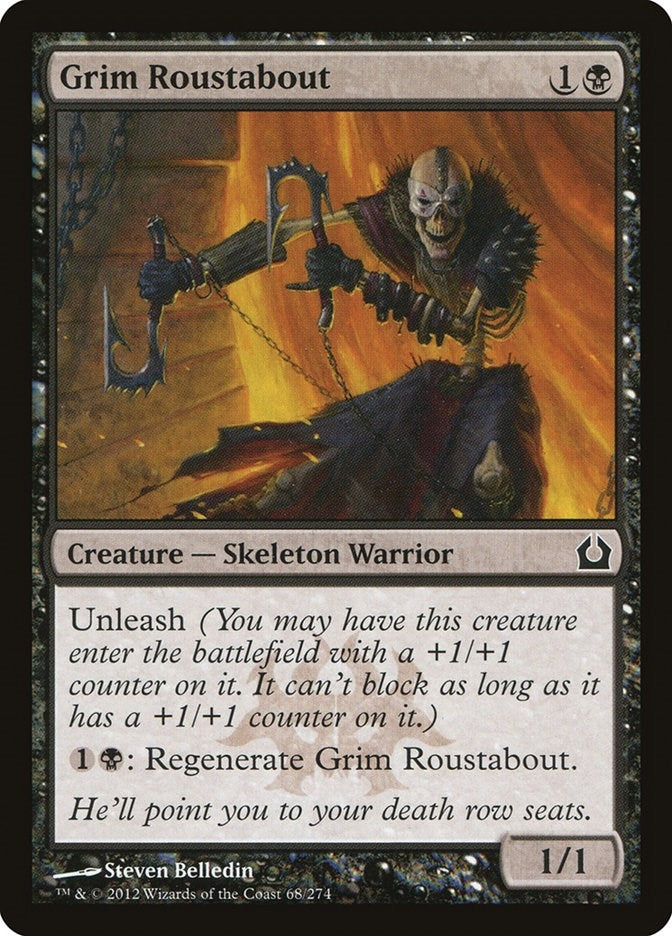 Image for Grim Roustabout (68) [Return to Ravnica] - Magic: The Gathering