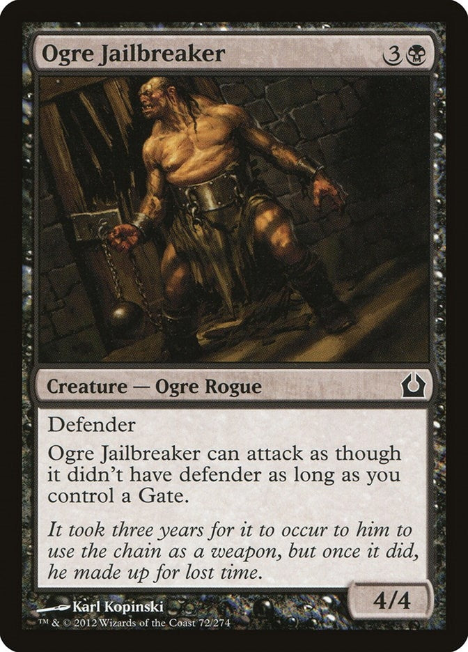 Image for Ogre Jailbreaker (72) [Return to Ravnica] - Magic: The Gathering